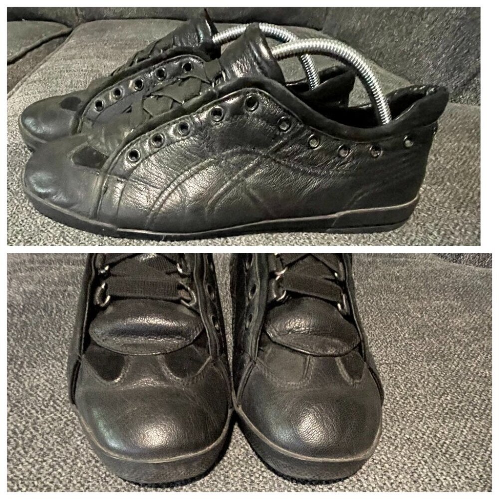 Carlo Pasolini Men's Black Sneakers Genuine Leather